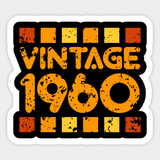 Vintage 1960 Sticker